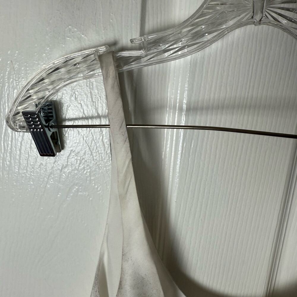Grace Ling Silk Bias Slip Dress in Ash White L - Picture 7 of 15